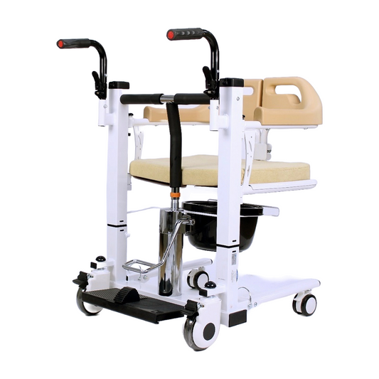 Hydraulic Transfer and Commode Chair in Dubai