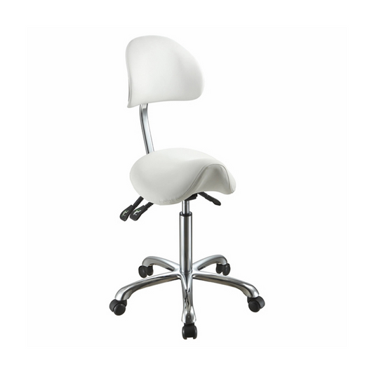 Styling stool with backrest - Salon Furniture Dubai